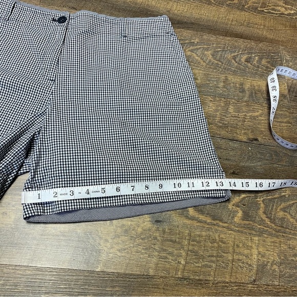 Talbots Women's Black White Gingham Check Chino Shorts Size 16 - Picture 4 of 9